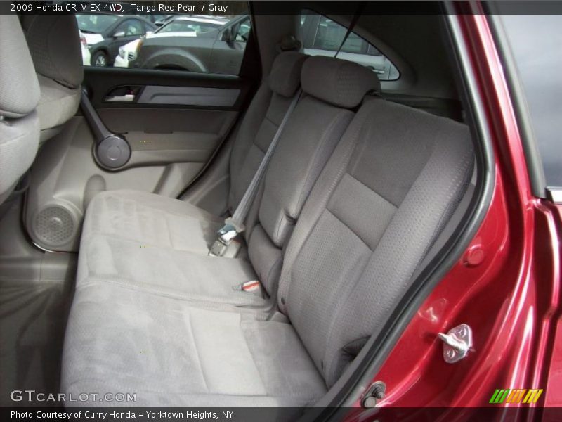 Tango Red Pearl / Gray 2009 Honda CR-V EX 4WD