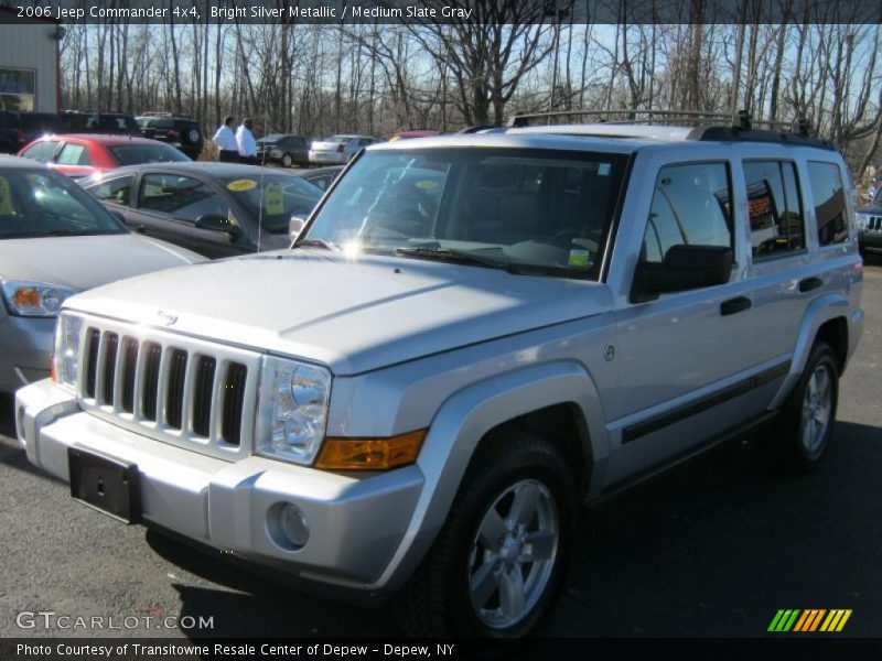 Bright Silver Metallic / Medium Slate Gray 2006 Jeep Commander 4x4