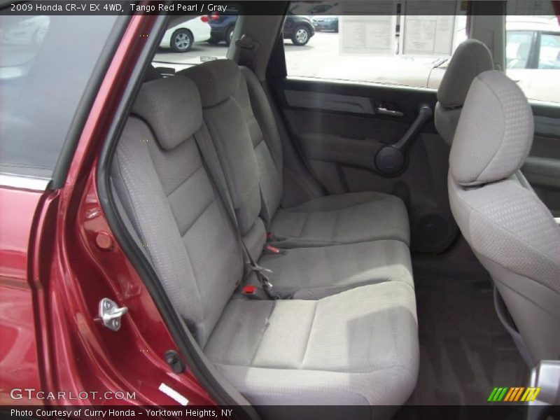 Tango Red Pearl / Gray 2009 Honda CR-V EX 4WD