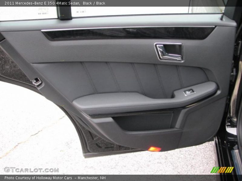 Black / Black 2011 Mercedes-Benz E 350 4Matic Sedan