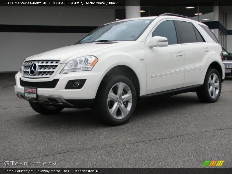 Arctic White / Black 2011 Mercedes-Benz ML 350 BlueTEC 4Matic