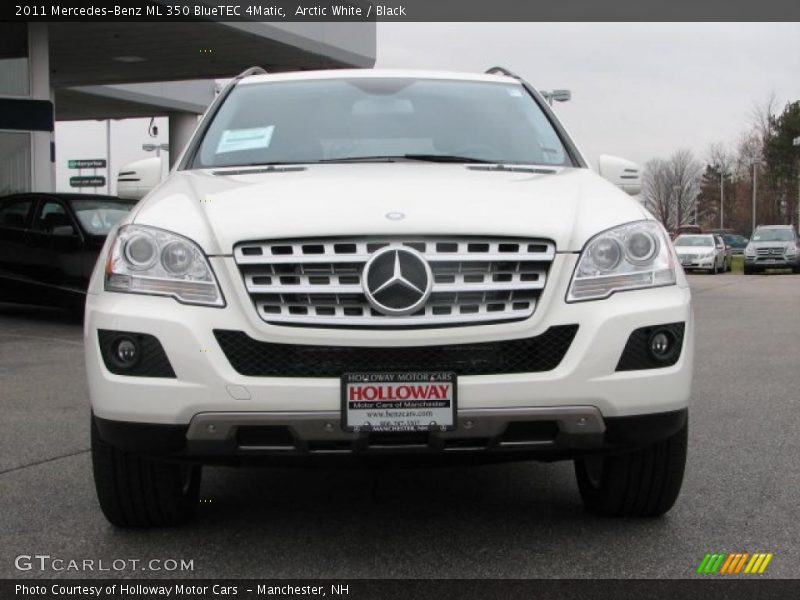 Arctic White / Black 2011 Mercedes-Benz ML 350 BlueTEC 4Matic