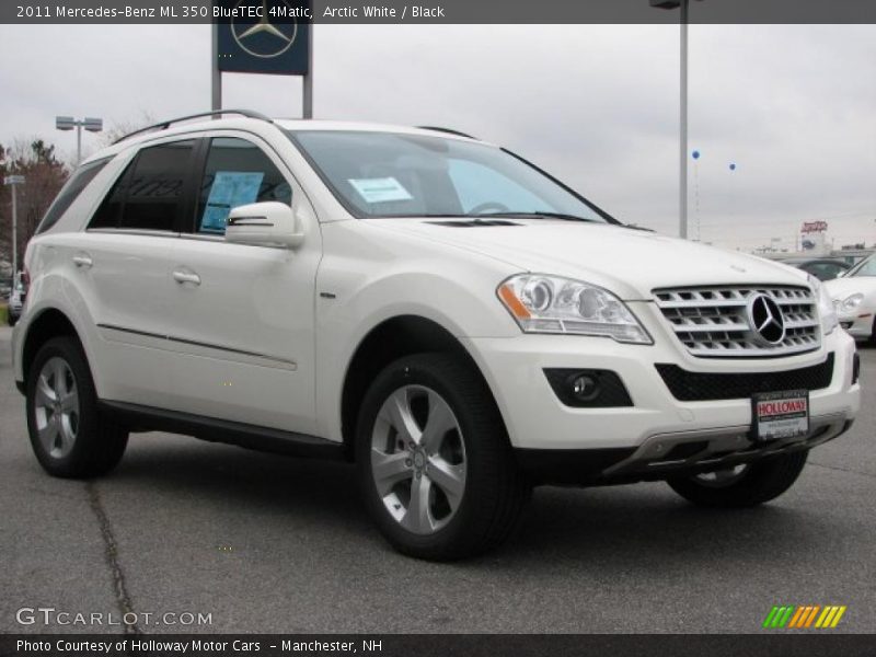 Arctic White / Black 2011 Mercedes-Benz ML 350 BlueTEC 4Matic