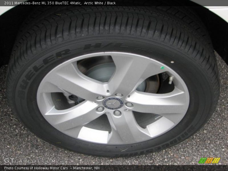 Arctic White / Black 2011 Mercedes-Benz ML 350 BlueTEC 4Matic