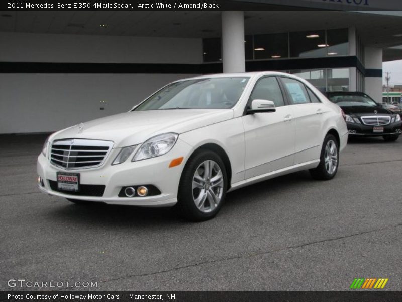 Arctic White / Almond/Black 2011 Mercedes-Benz E 350 4Matic Sedan