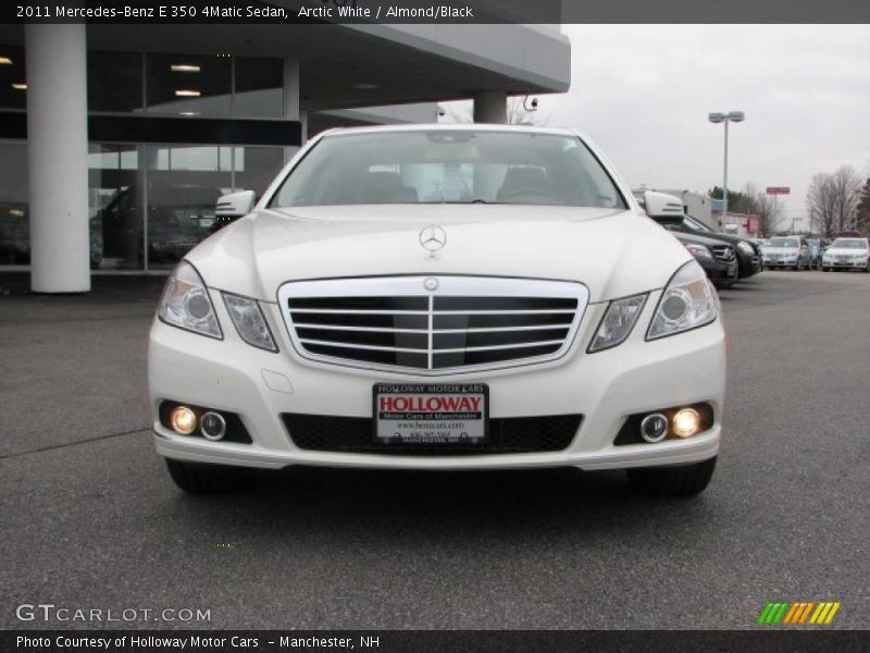 Arctic White / Almond/Black 2011 Mercedes-Benz E 350 4Matic Sedan