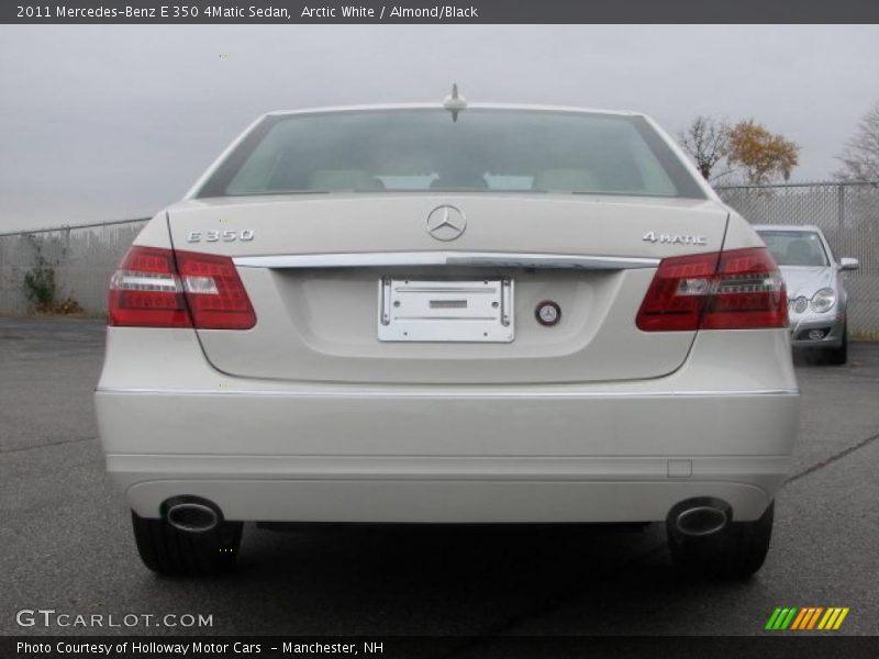 Arctic White / Almond/Black 2011 Mercedes-Benz E 350 4Matic Sedan