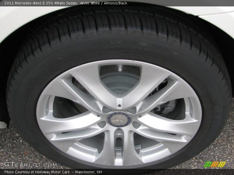 Arctic White / Almond/Black 2011 Mercedes-Benz E 350 4Matic Sedan