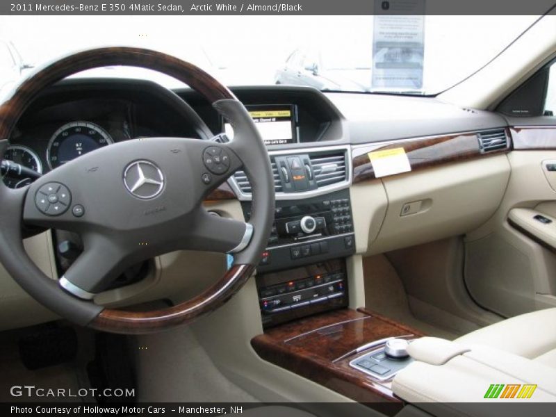 Arctic White / Almond/Black 2011 Mercedes-Benz E 350 4Matic Sedan