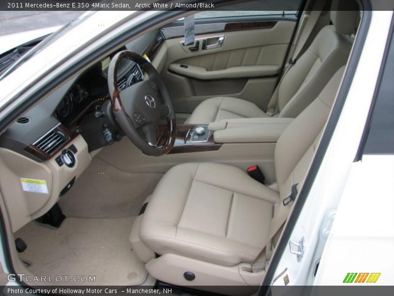 Arctic White / Almond/Black 2011 Mercedes-Benz E 350 4Matic Sedan