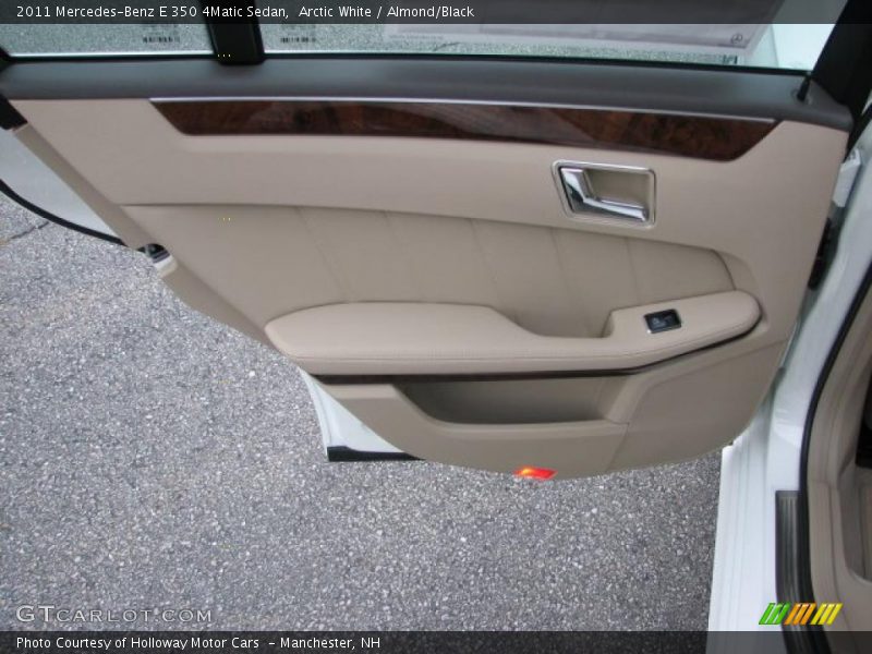 Arctic White / Almond/Black 2011 Mercedes-Benz E 350 4Matic Sedan