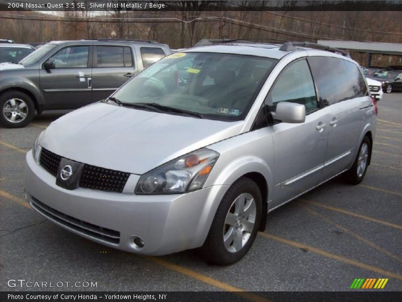 Silver Mist Metallic / Beige 2004 Nissan Quest 3.5 SE