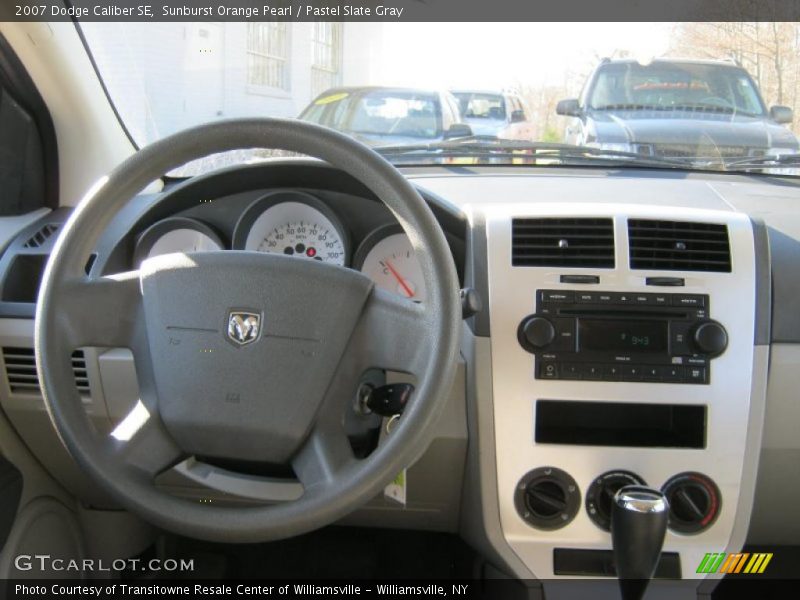 Sunburst Orange Pearl / Pastel Slate Gray 2007 Dodge Caliber SE