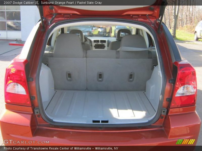 Sunburst Orange Pearl / Pastel Slate Gray 2007 Dodge Caliber SE