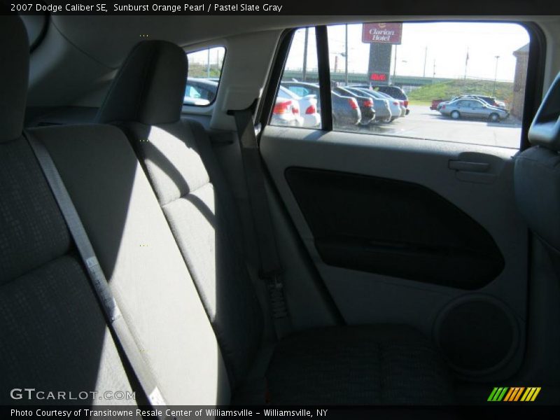 Sunburst Orange Pearl / Pastel Slate Gray 2007 Dodge Caliber SE