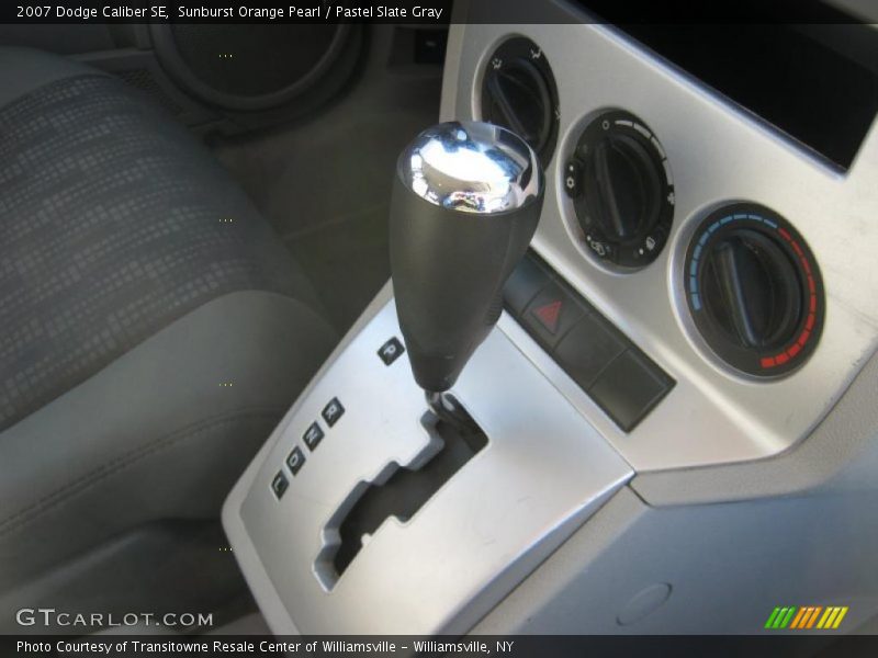 Sunburst Orange Pearl / Pastel Slate Gray 2007 Dodge Caliber SE