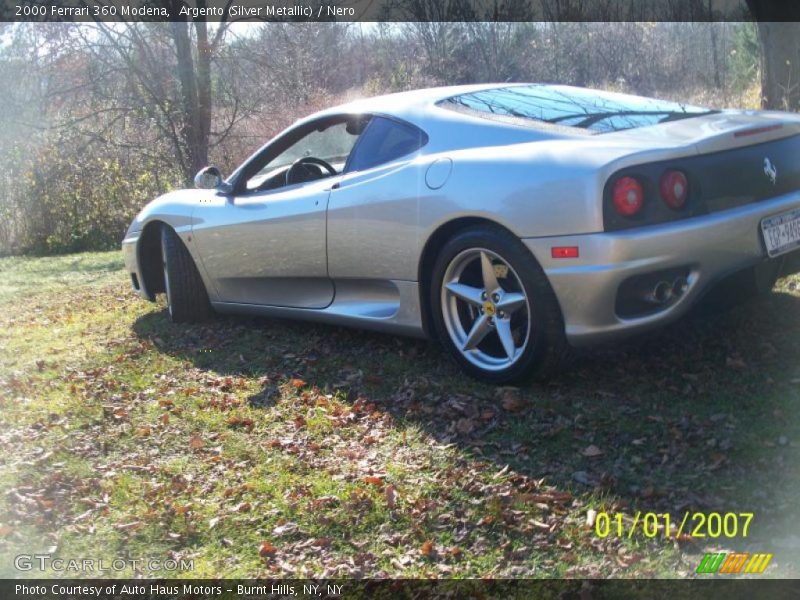 Argento (Silver Metallic) / Nero 2000 Ferrari 360 Modena