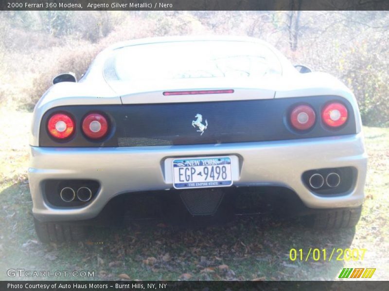 Argento (Silver Metallic) / Nero 2000 Ferrari 360 Modena