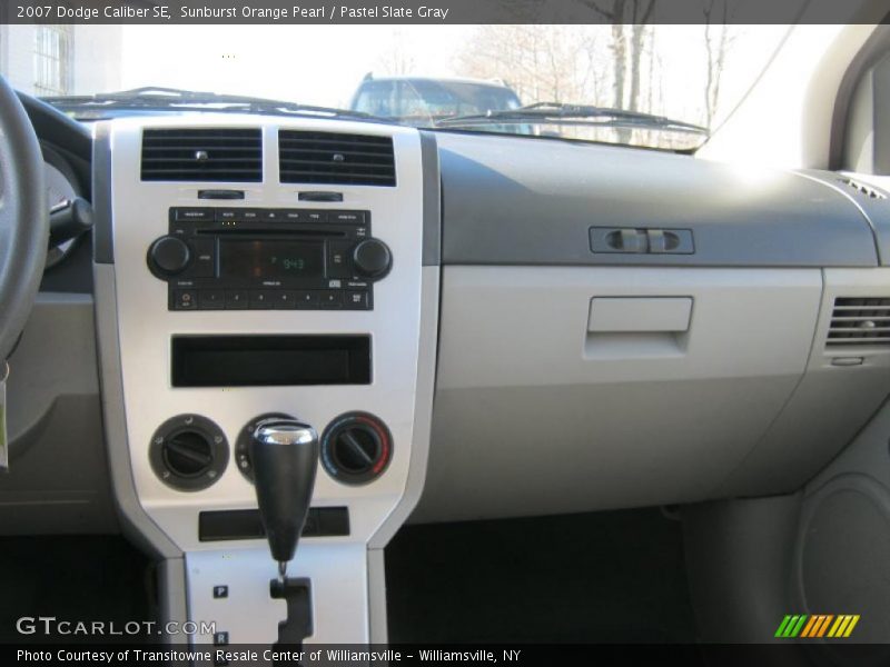 Sunburst Orange Pearl / Pastel Slate Gray 2007 Dodge Caliber SE