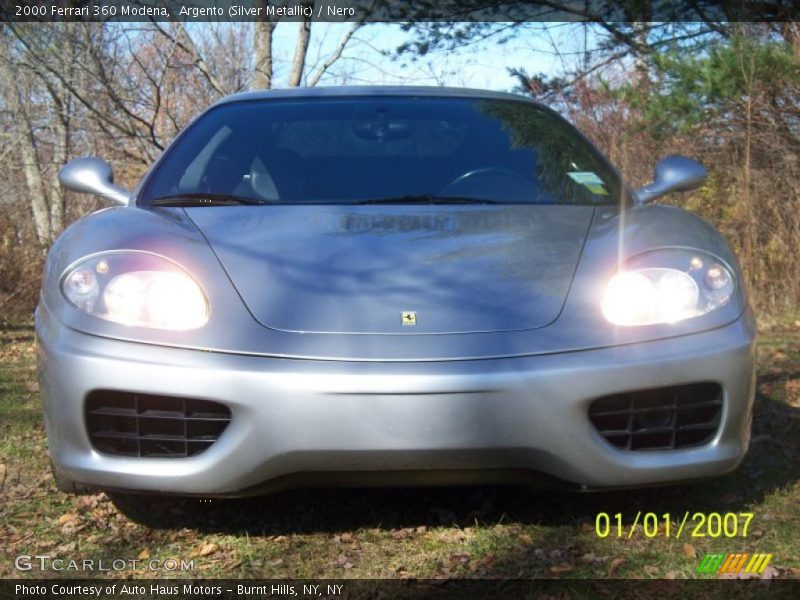 Argento (Silver Metallic) / Nero 2000 Ferrari 360 Modena