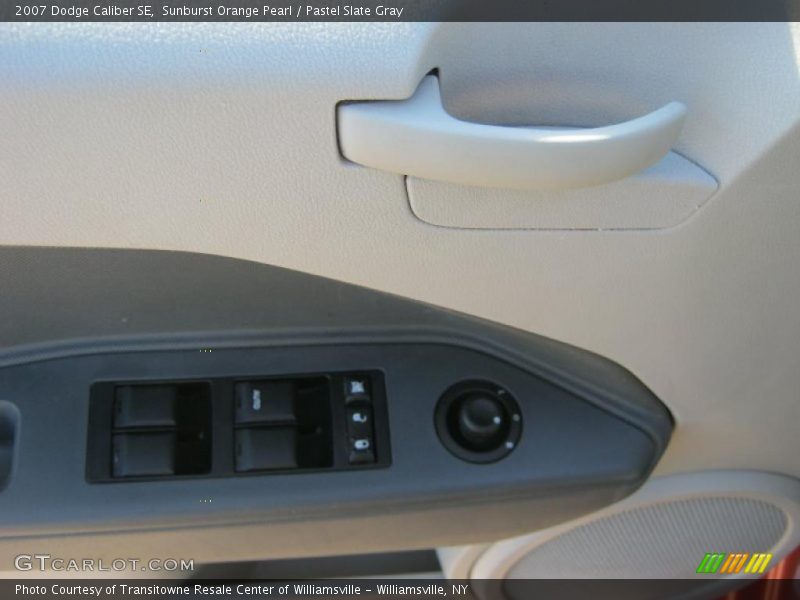 Sunburst Orange Pearl / Pastel Slate Gray 2007 Dodge Caliber SE