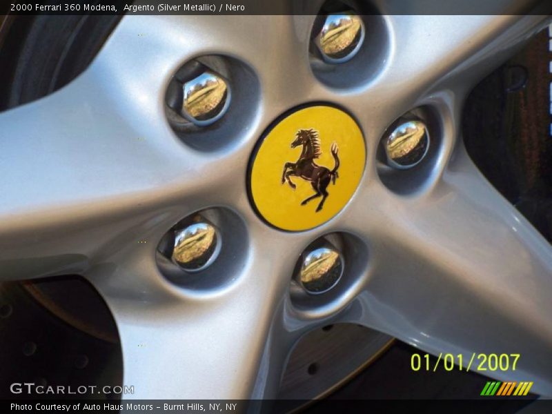 Argento (Silver Metallic) / Nero 2000 Ferrari 360 Modena