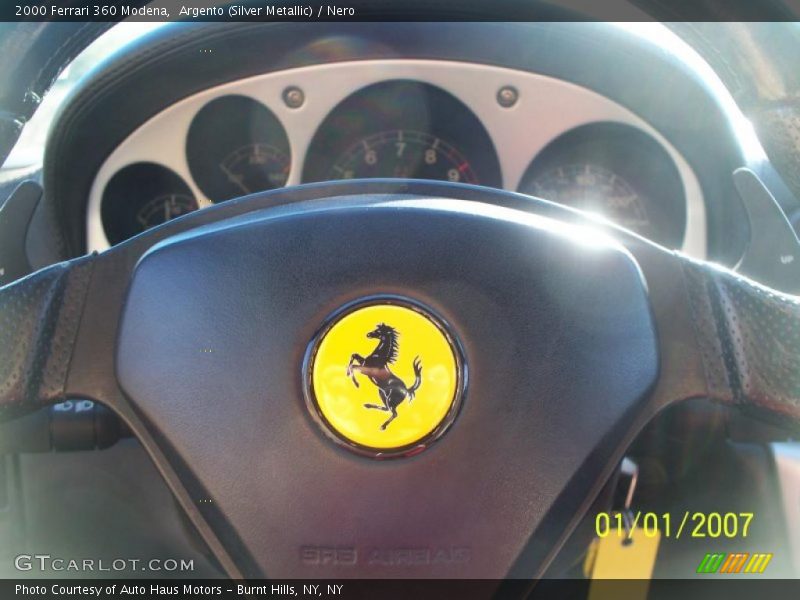 Argento (Silver Metallic) / Nero 2000 Ferrari 360 Modena