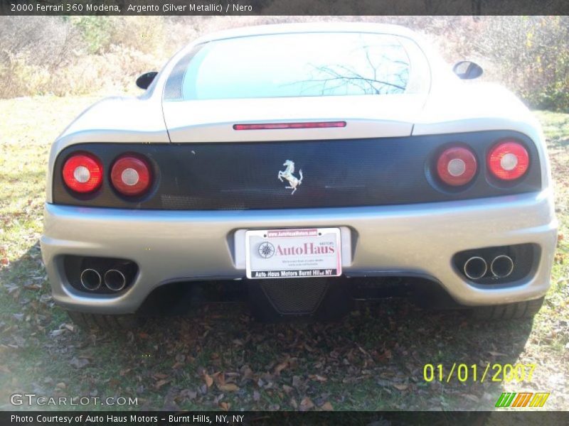 Argento (Silver Metallic) / Nero 2000 Ferrari 360 Modena