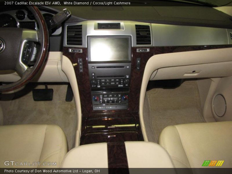 White Diamond / Cocoa/Light Cashmere 2007 Cadillac Escalade ESV AWD