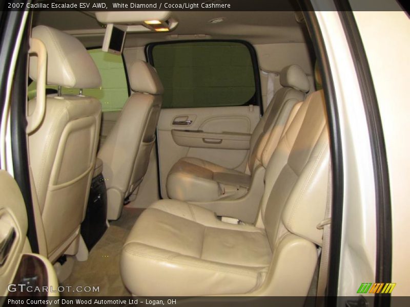 White Diamond / Cocoa/Light Cashmere 2007 Cadillac Escalade ESV AWD