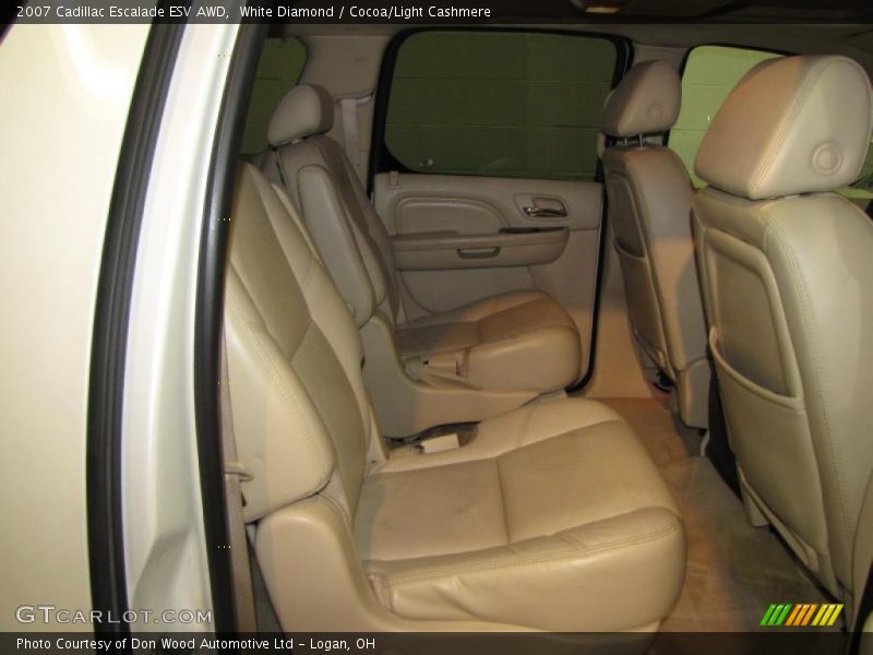 White Diamond / Cocoa/Light Cashmere 2007 Cadillac Escalade ESV AWD