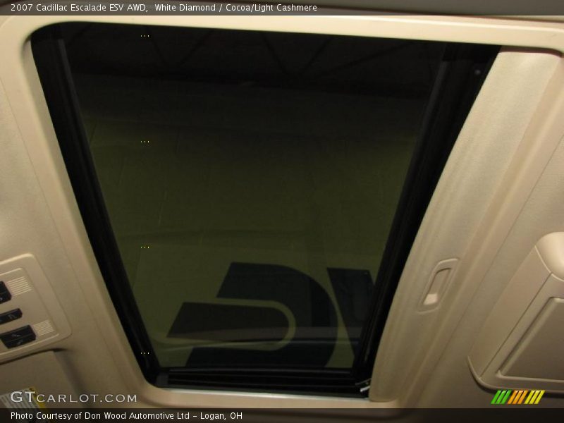 White Diamond / Cocoa/Light Cashmere 2007 Cadillac Escalade ESV AWD