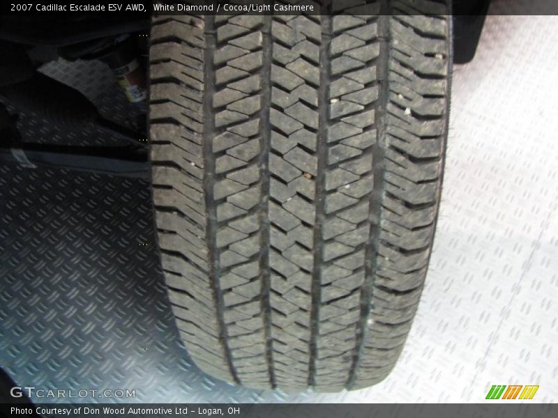 White Diamond / Cocoa/Light Cashmere 2007 Cadillac Escalade ESV AWD