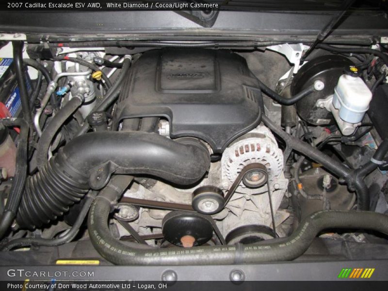 White Diamond / Cocoa/Light Cashmere 2007 Cadillac Escalade ESV AWD