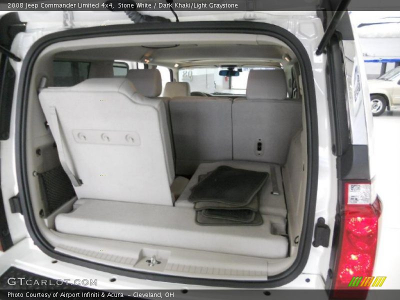 Stone White / Dark Khaki/Light Graystone 2008 Jeep Commander Limited 4x4