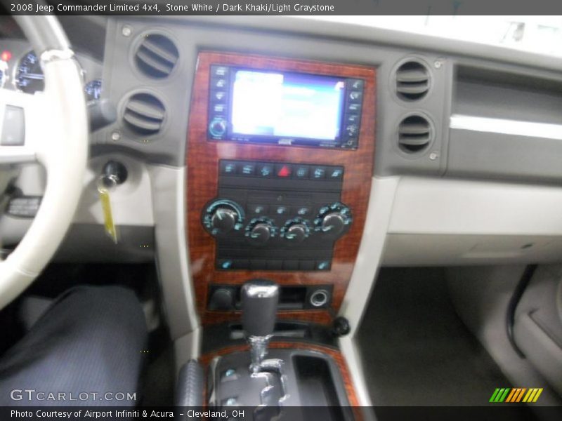 Stone White / Dark Khaki/Light Graystone 2008 Jeep Commander Limited 4x4