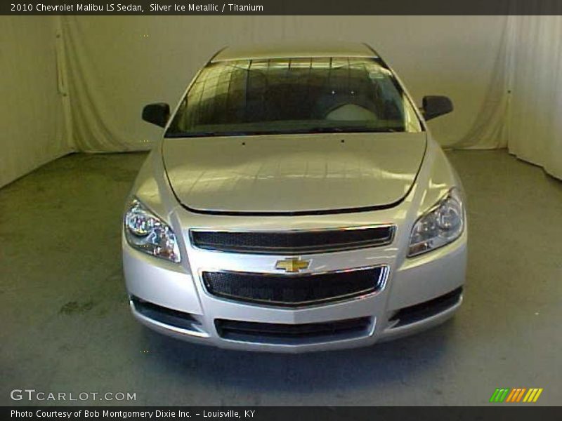 Silver Ice Metallic / Titanium 2010 Chevrolet Malibu LS Sedan