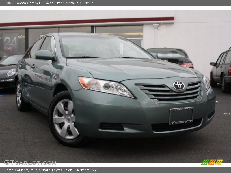 Aloe Green Metallic / Bisque 2008 Toyota Camry LE