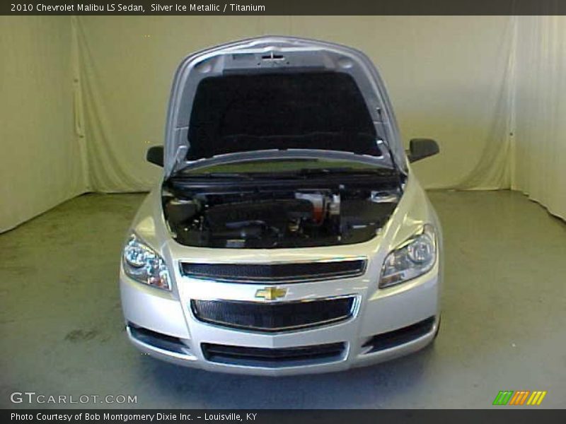 Silver Ice Metallic / Titanium 2010 Chevrolet Malibu LS Sedan