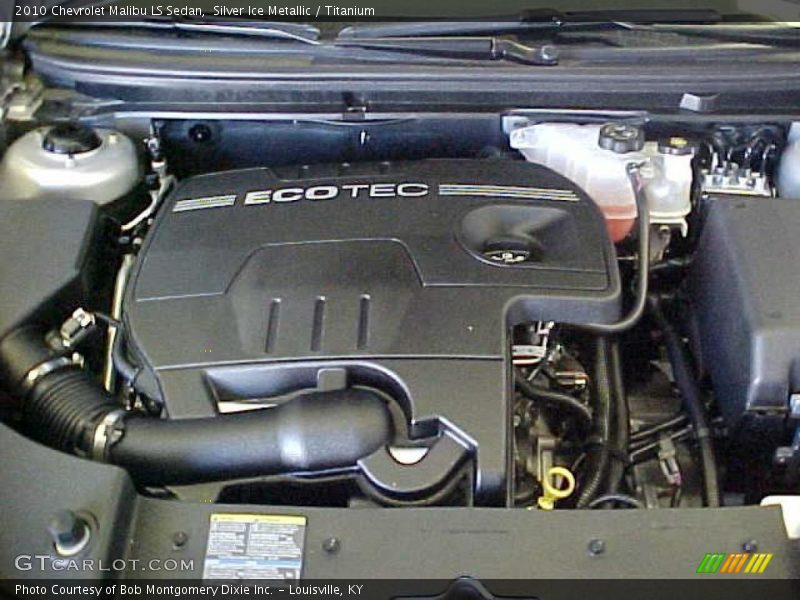 Silver Ice Metallic / Titanium 2010 Chevrolet Malibu LS Sedan