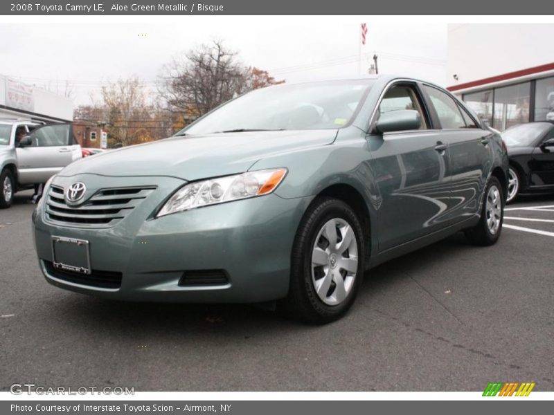 Aloe Green Metallic / Bisque 2008 Toyota Camry LE