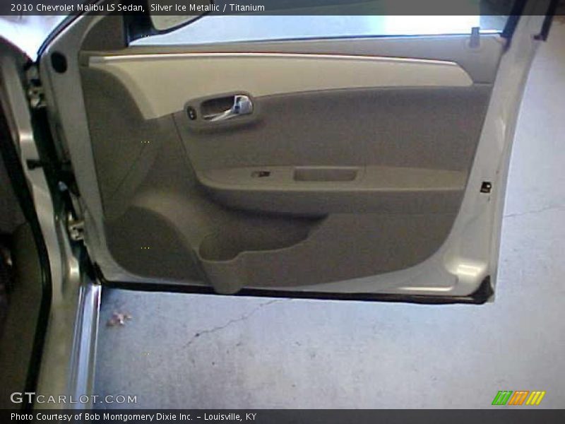 Silver Ice Metallic / Titanium 2010 Chevrolet Malibu LS Sedan