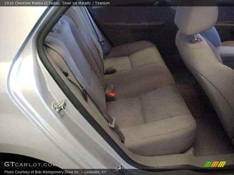 Silver Ice Metallic / Titanium 2010 Chevrolet Malibu LS Sedan
