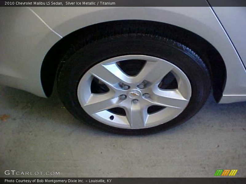 Silver Ice Metallic / Titanium 2010 Chevrolet Malibu LS Sedan