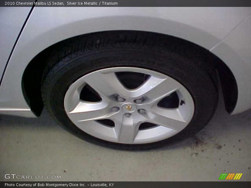 Silver Ice Metallic / Titanium 2010 Chevrolet Malibu LS Sedan