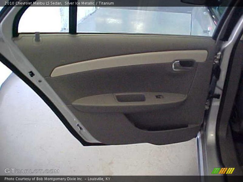 Silver Ice Metallic / Titanium 2010 Chevrolet Malibu LS Sedan