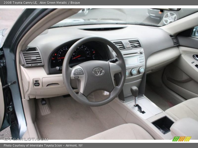 Aloe Green Metallic / Bisque 2008 Toyota Camry LE