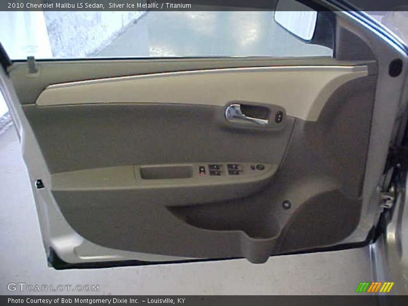 Silver Ice Metallic / Titanium 2010 Chevrolet Malibu LS Sedan