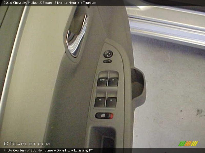 Silver Ice Metallic / Titanium 2010 Chevrolet Malibu LS Sedan