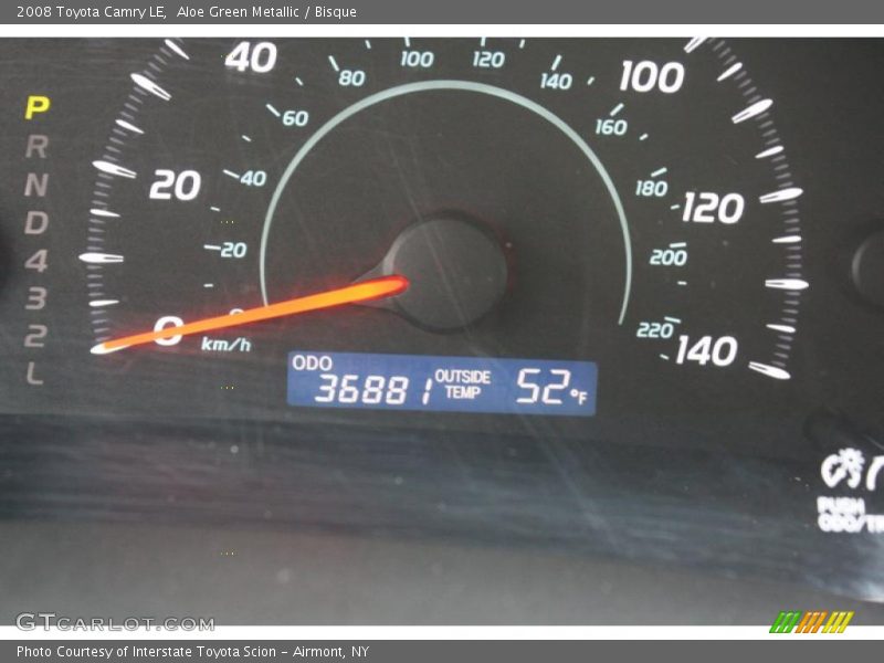 Aloe Green Metallic / Bisque 2008 Toyota Camry LE